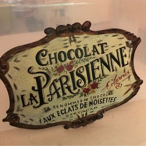 Parisienne Tin Sign